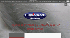 Desktop Screenshot of euromenager.fr